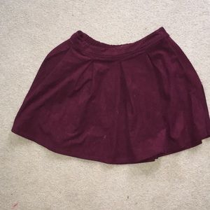 Maroon skirt